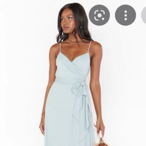 Show Me Your MuMu Liz Maxi Dress Silver Sage